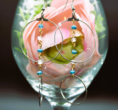 Double Beaded Earrings