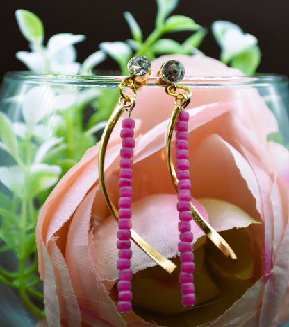 Gold Twist Earrings