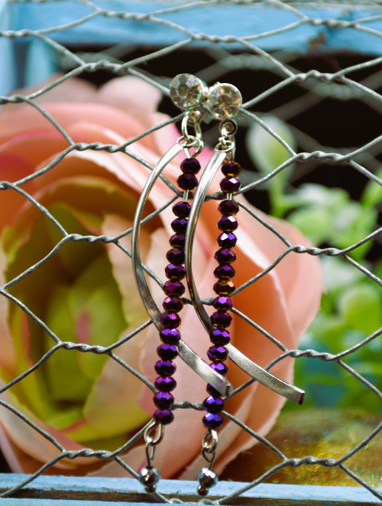 Silver Twist Earrings