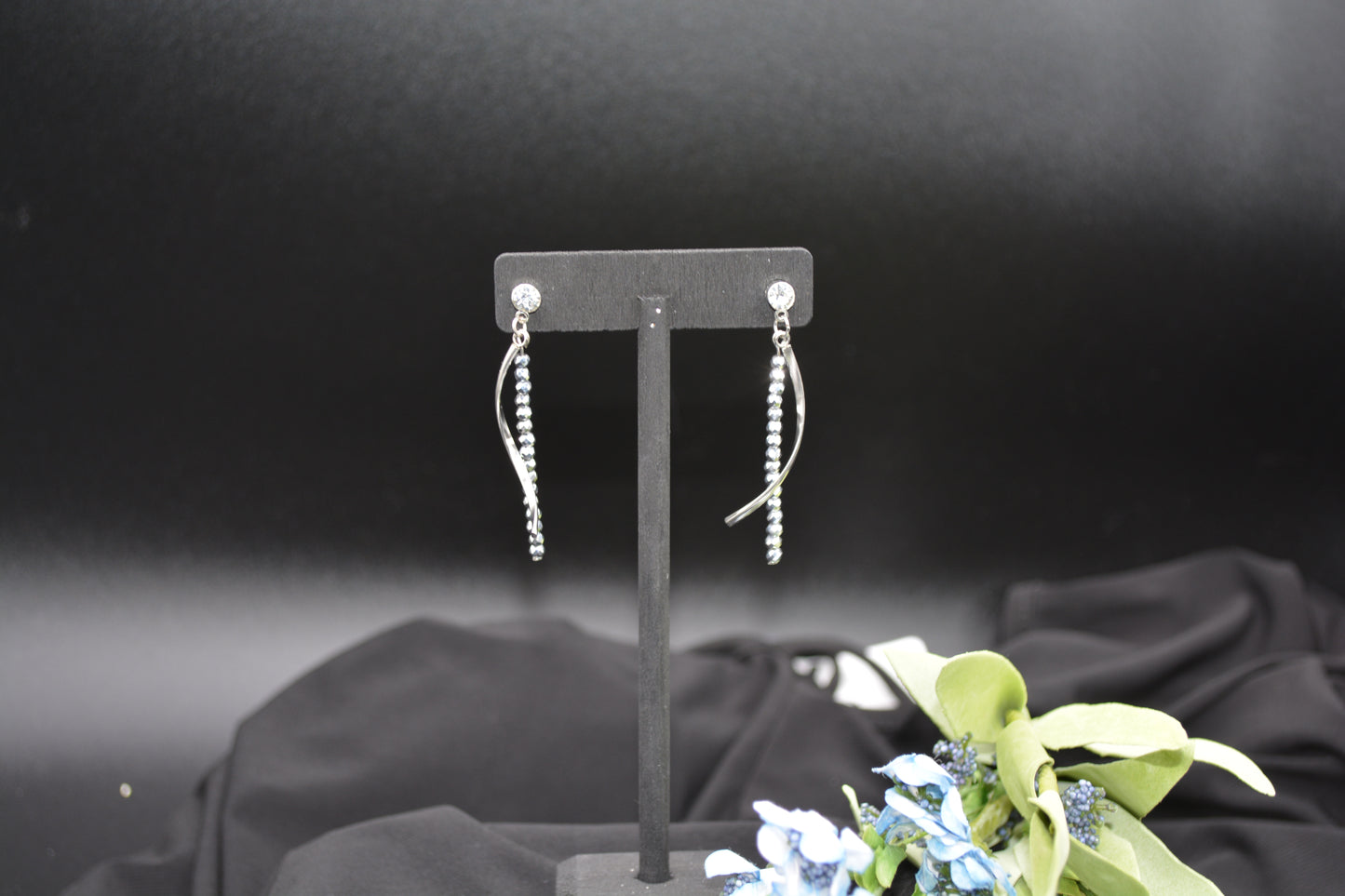 Silver Twist Earrings