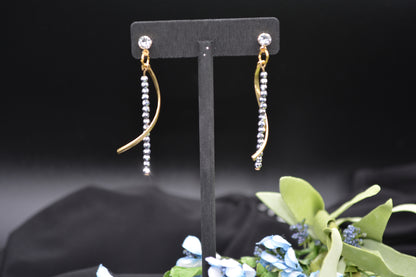 Gold Twist Earrings